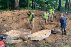 Wyatt’s Make-A-Wish Project - Pond Excavation and Foundation Outcropping