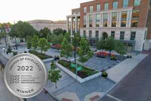 landscaping award winning project - University Square