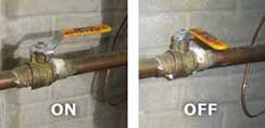 water shutoff valve